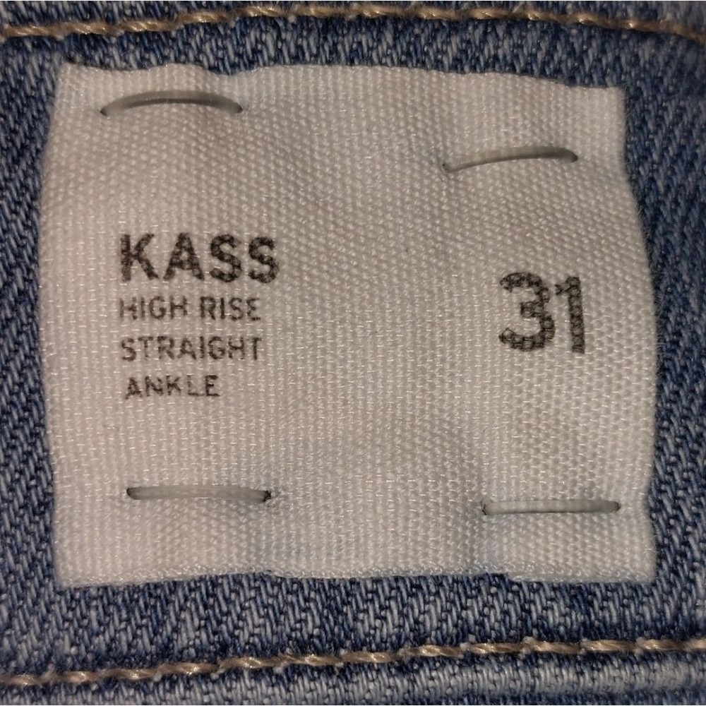 EUC Hudson Women's High Rise Straight Frayed Hem Ankle Jeans StellaSize 31 - Picture 10 of 12